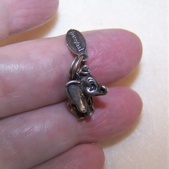 Walt Disney Productions Sterling Silver 3D Figural Charm - Dumbo the Elephant - Picture 1 of 9